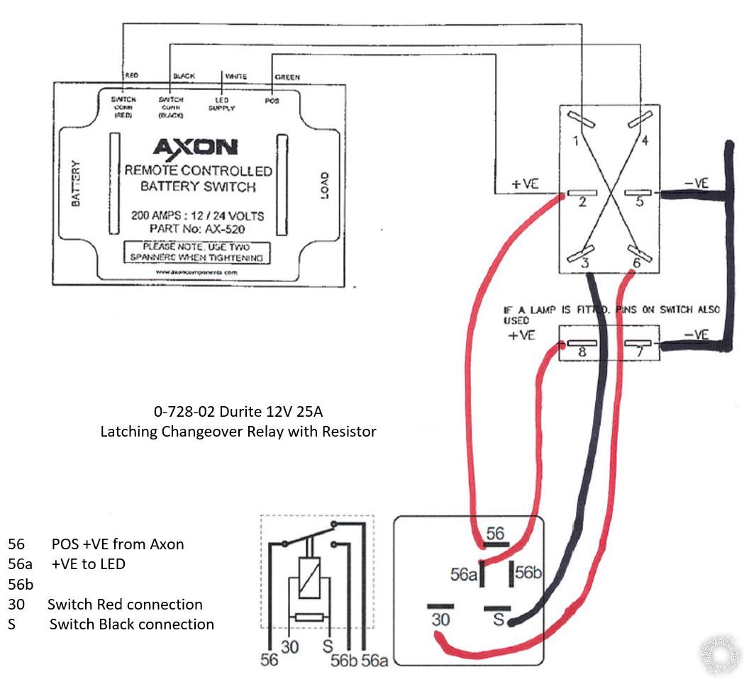 Battery Relay, LED Light & Changeover Relay -- posted image.