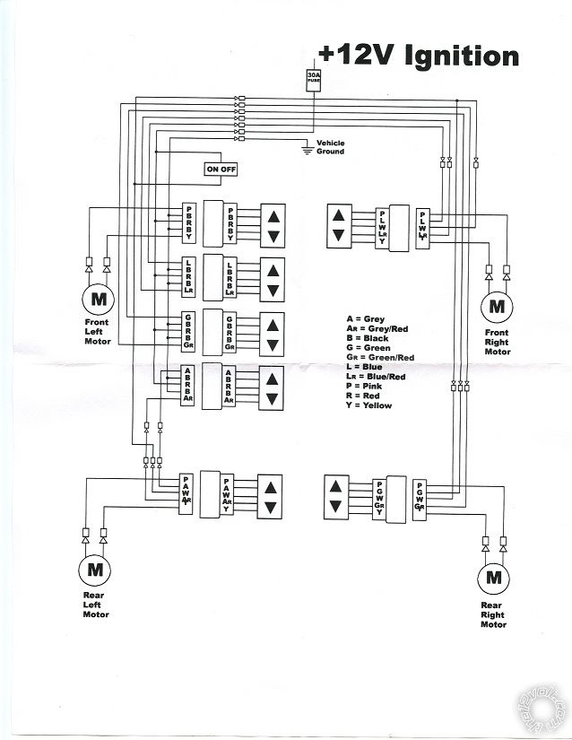 Power Window Kit, Wiring Diagram Lost -- posted image.