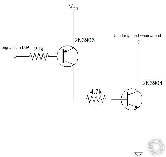 Adding Ground When Armed to Alpine 8030b - FYI -- posted image.