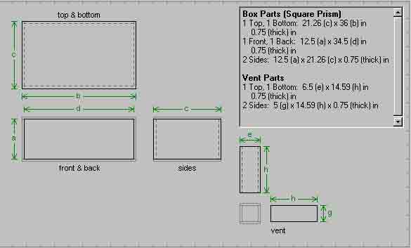 vented enclousure -- posted image.