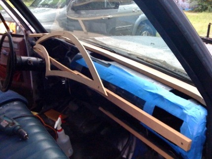 Fiberglass Dash How To for my 83 Square B -- posted image.