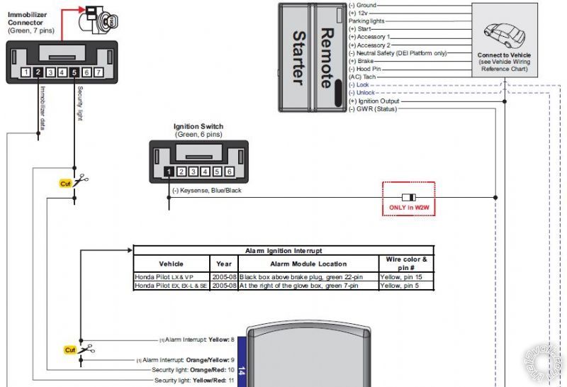 Viper 5706V1W on 2007 Honda Pilot EX-L -- posted image.