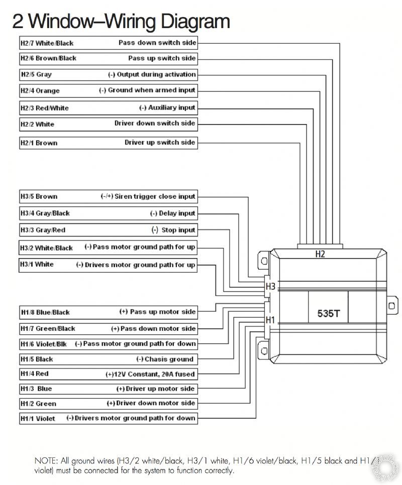 DEI 535T for sunroof control -- posted image.