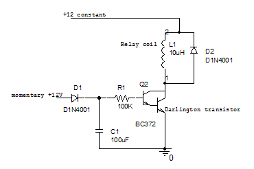 Timed relay, how to? -- posted image.