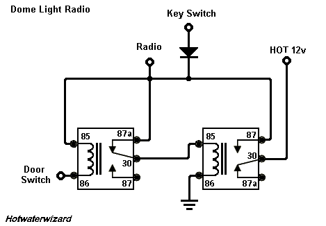 Wiring Relay Latch Switch