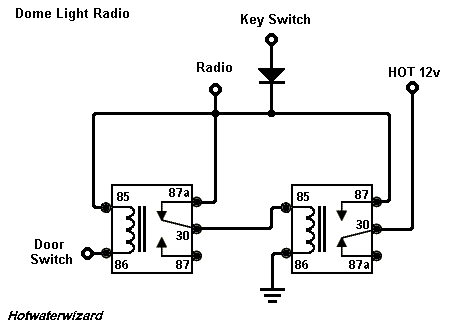 wiring relay latch/switch -- posted image.