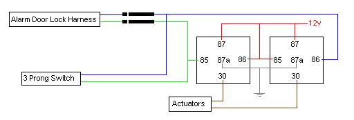 wiring a switch for 2 wire actuators -- posted image.