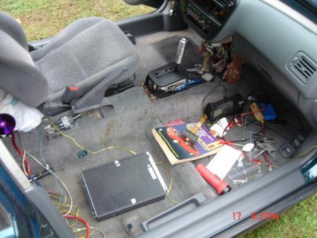 Backseat fiberglass project -- posted image.