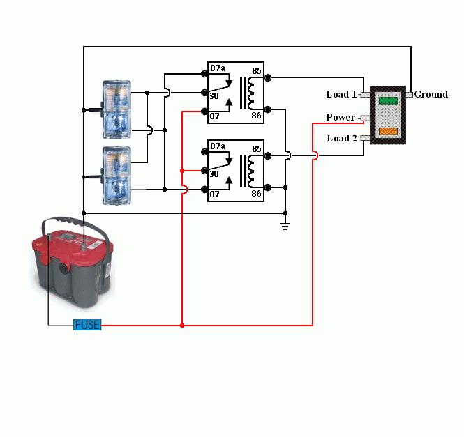 dpdt illuminated switch -- posted image.