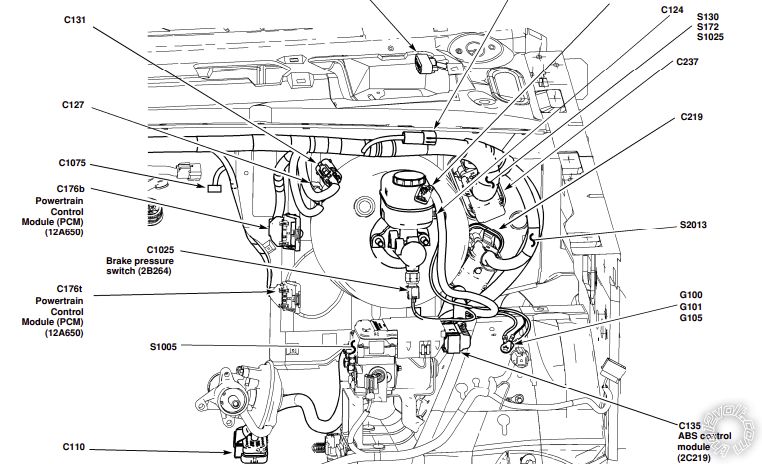 Turn Signal Wires, 2006 Ford E-450 -- posted image.