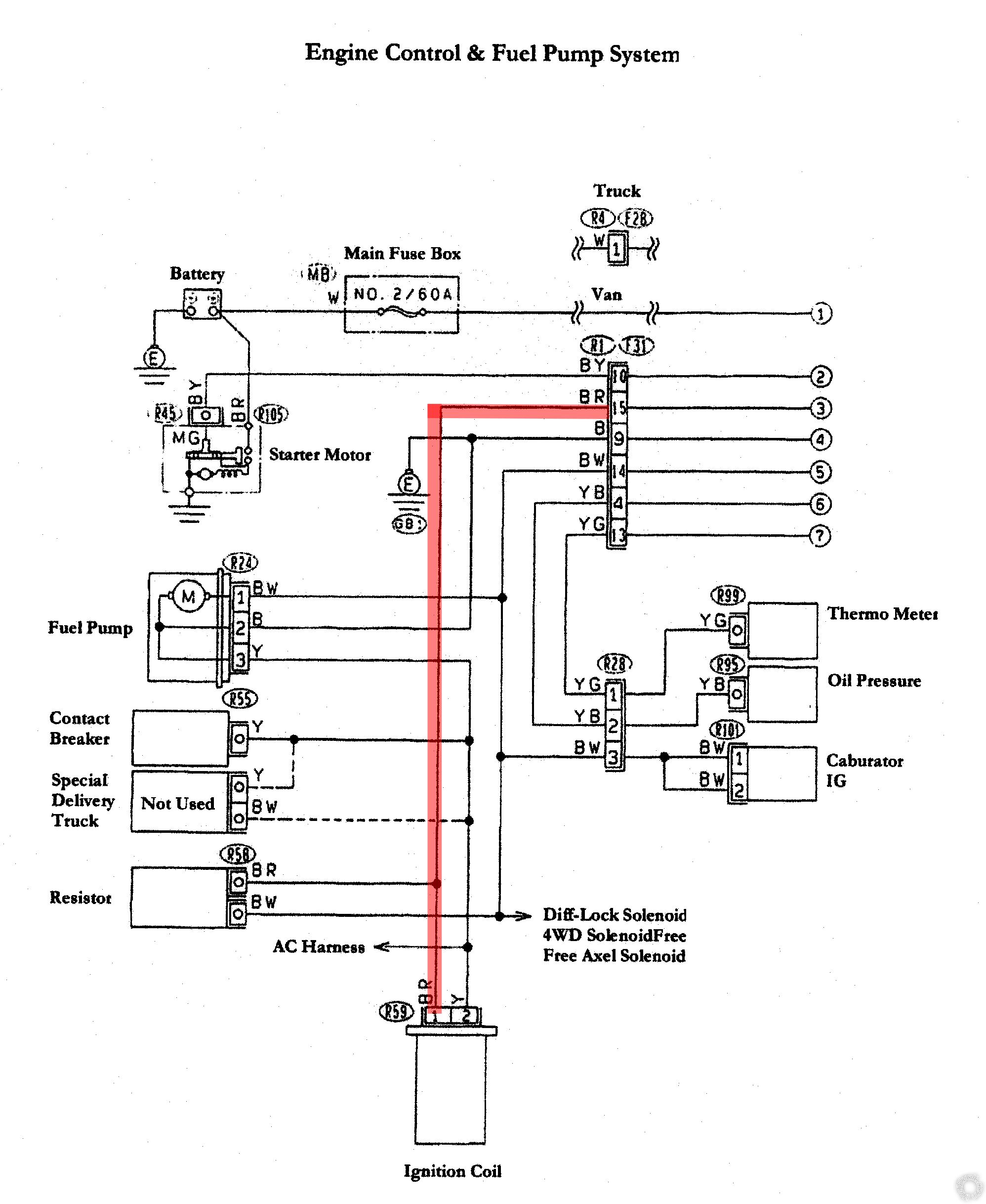 Reading 1993 Subaru KS4 Sambar Wiring Diagram -- posted image.