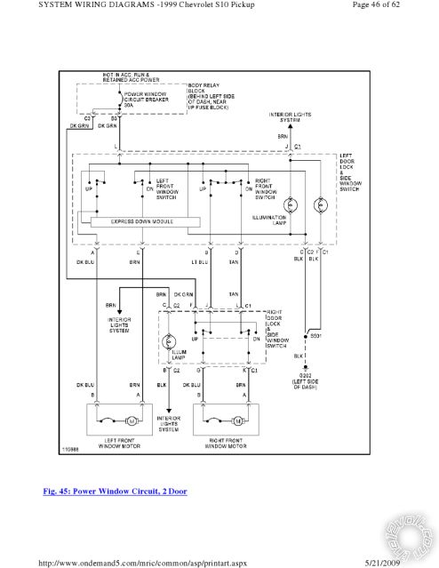 power window circuit -- posted image.