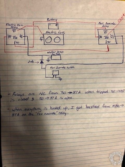 12V Relay Back Feed -- posted image.