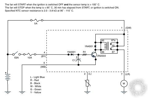 relay with timer and thermistor -- posted image.
