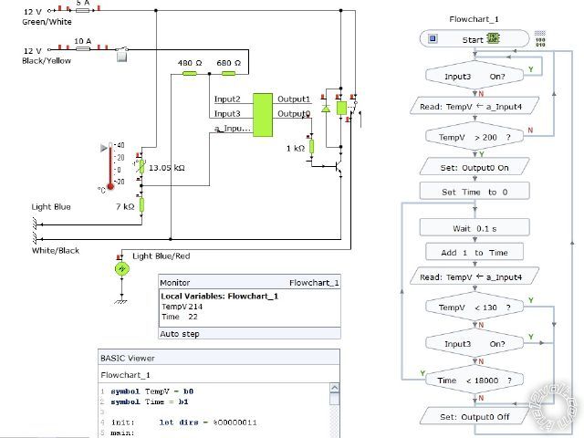 relay with timer and thermistor -- posted image.