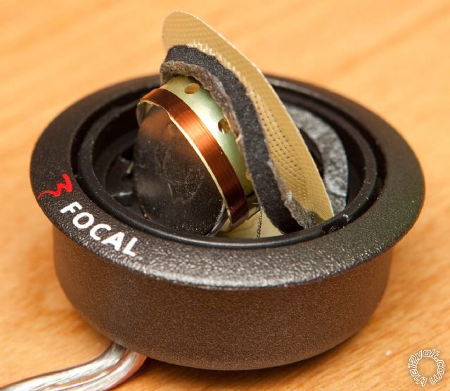focal tnk tweeter completely fell apart -- posted image.