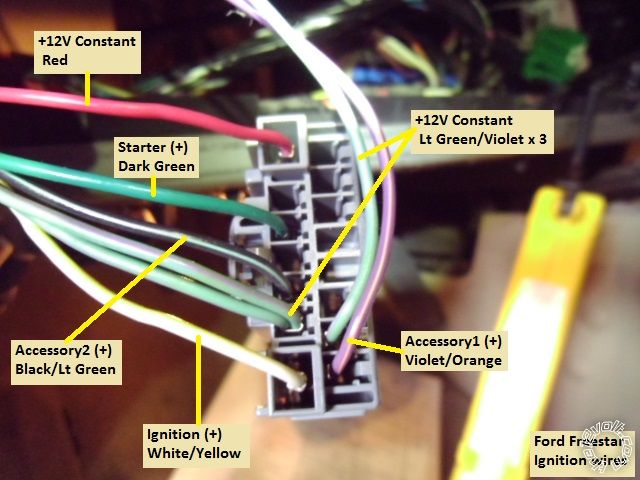 2004 Ford Freestar Stereo Wiring Diagram - Wiring Diagram