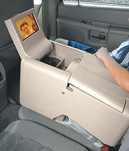 DVD in center console - anyone seen one? -- posted image.