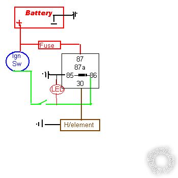 heated mirrors wiring , switch problem