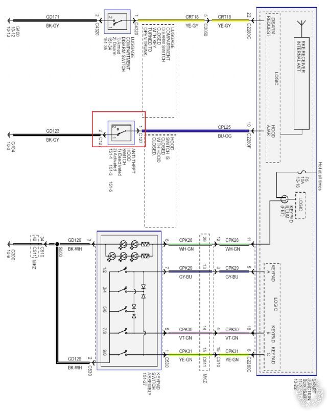 autopage rs730 lcd, 2012 ford fusion -- posted image.