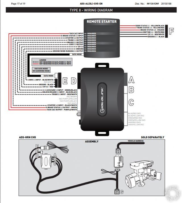 Viper 5906V and Idatalink Alca, 2014 Jeep Wrangler  - FYI -- posted image.