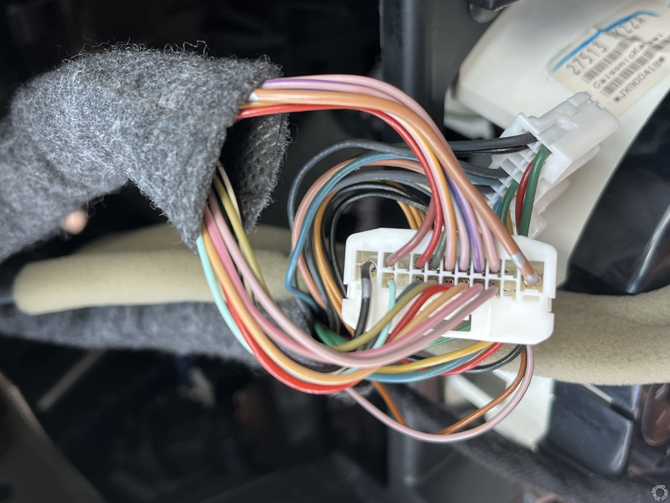 2019 Nissan Versa S, Panasonic To Bosch Radio Swap -- posted image.