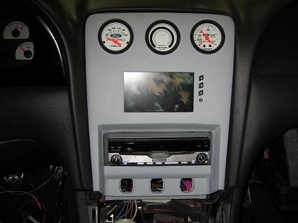 2 screens in mustang dash -- posted image.