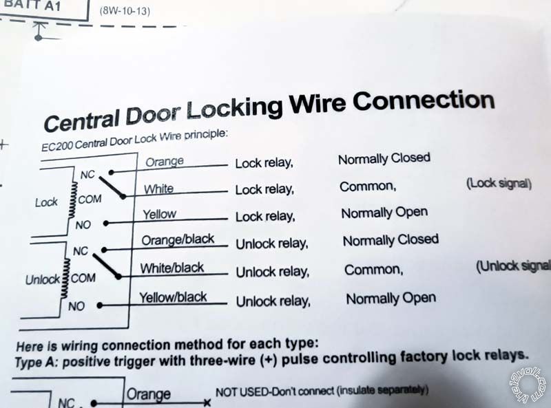 2005 Dodge Caravan Door Lock 2 Wires to Each Door - Last Post -- posted image.