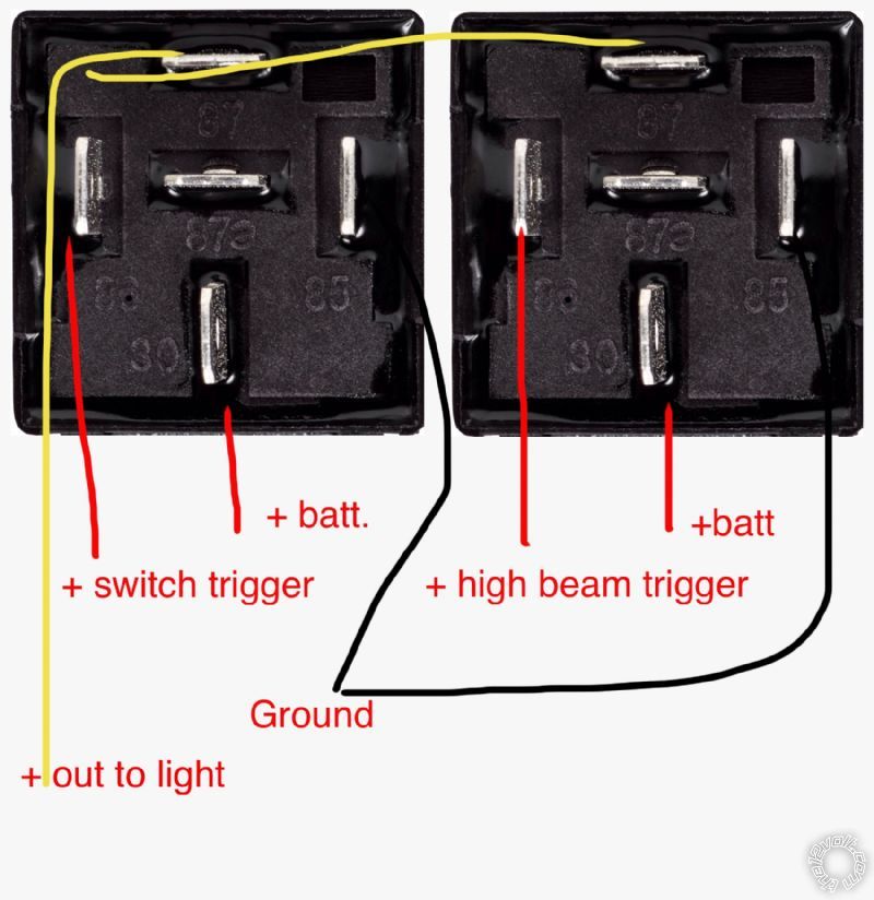2 Relays/2switches/1 output -- posted image.