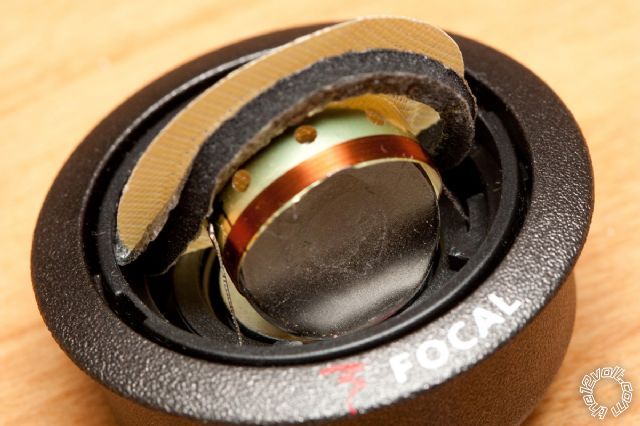 focal tnk tweeter completely fell apart -- posted image.