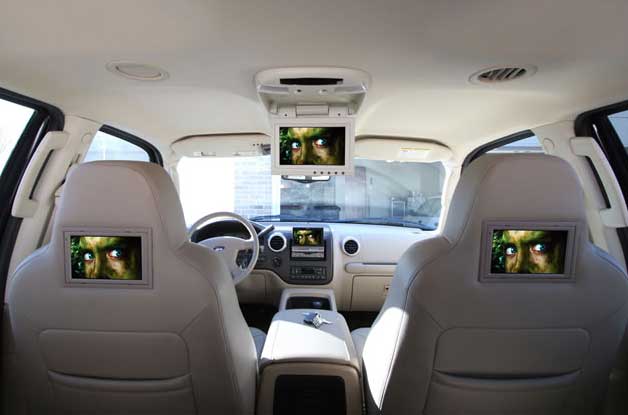 Headrest Monitors Done! Ford Expedition -- posted image.