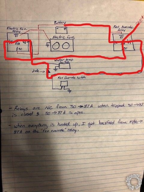 12V Relay Back Feed -- posted image.