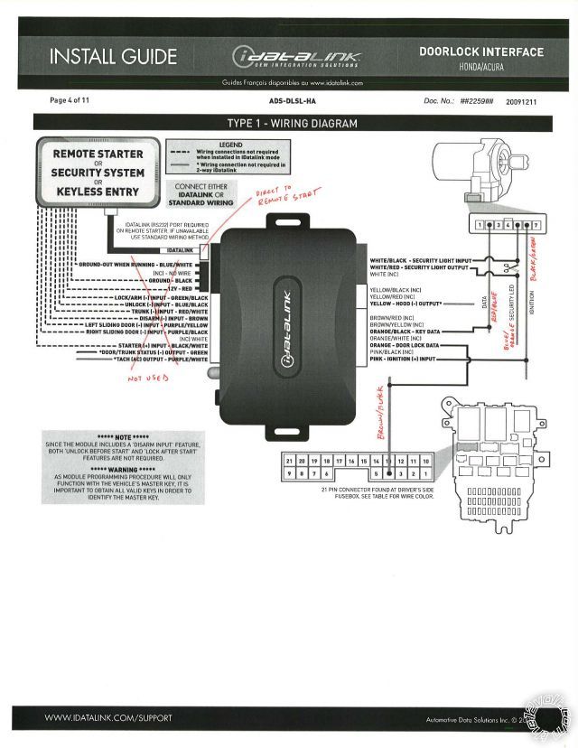 Avital 5305L Wiring Diagram from www.the12volt.com