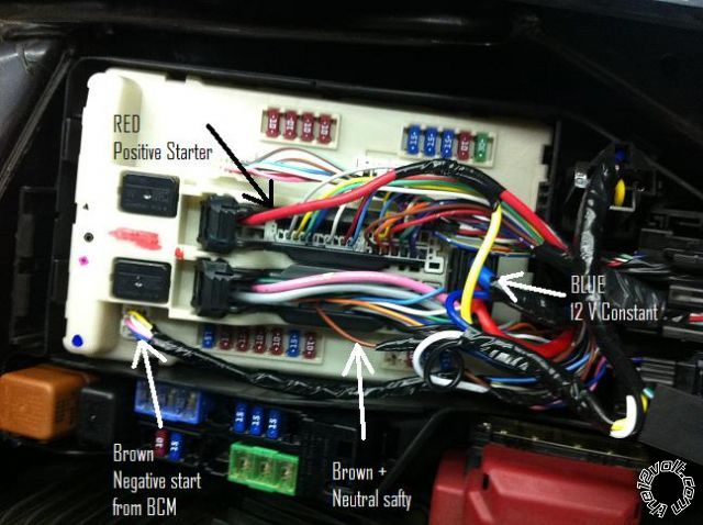 2010 Nissan Altima PTS Remote Start Pictorial -- posted image.