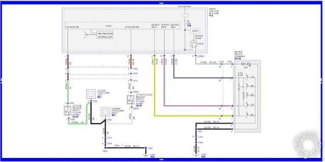 Ford keyless entry wiring #5