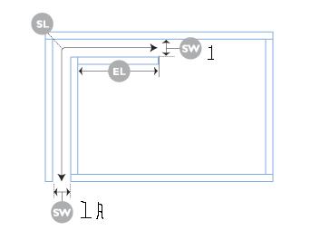 L-shaped port? -- posted image.