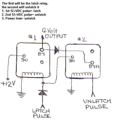 push button switch to latching -- posted image.