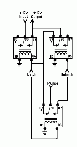 relay to turn on car stereo -- posted image.