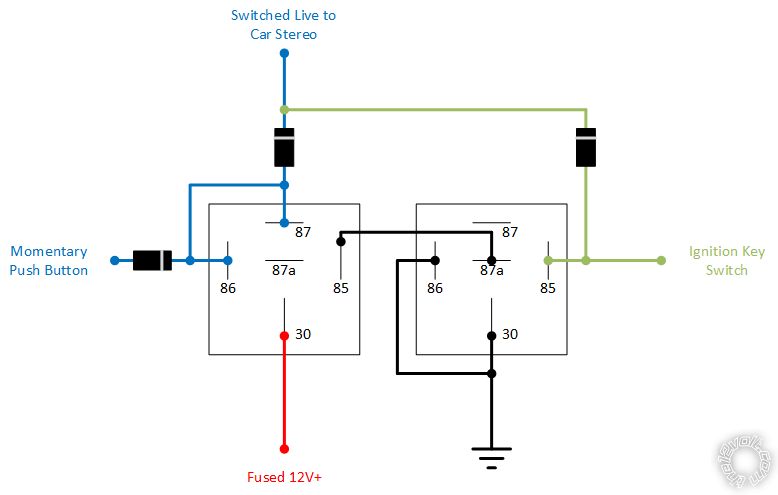 Latching Changeover Relay -- posted image.