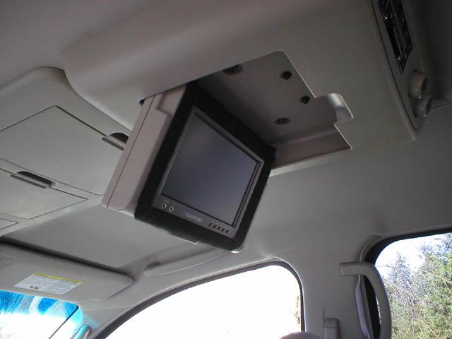 Overhead Video Console for Nissan Armada -- posted image.