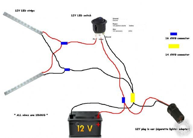 12V Light Switch Wiring Diagram from www.the12volt.com