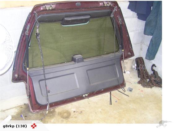 subaru legacy wagon, fiberglass panel -- posted image.