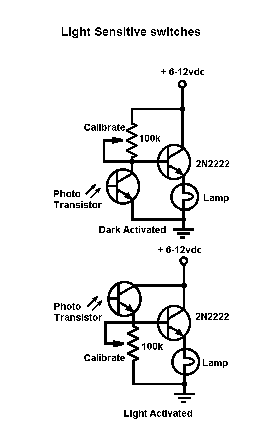 wiring up light sensor to relay -- posted image.