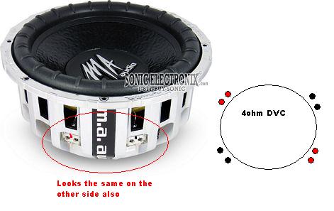 How to wire two 4 ohm DVC subs - Last Post -- posted image.