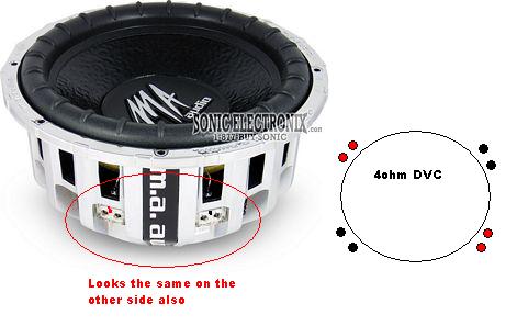 How to wire two 4 ohm DVC subs -- posted image.