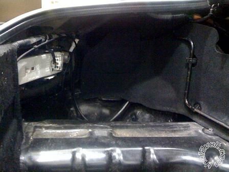 have fiberglass in trunk corner ideas? -- posted image.