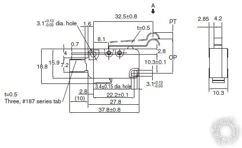 How To Use A DPDT Relay With One Microswitch? -- posted image.