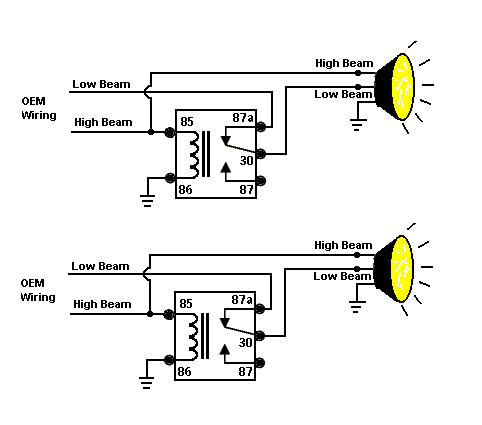 headlight wiring with relay -- posted image.