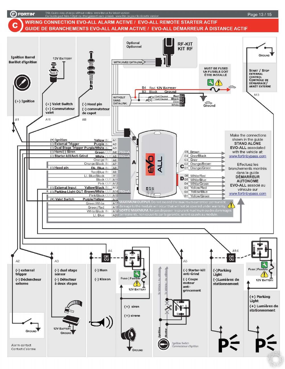 2012 Toyota 4Runner Limited, alarm wiring -- posted image.