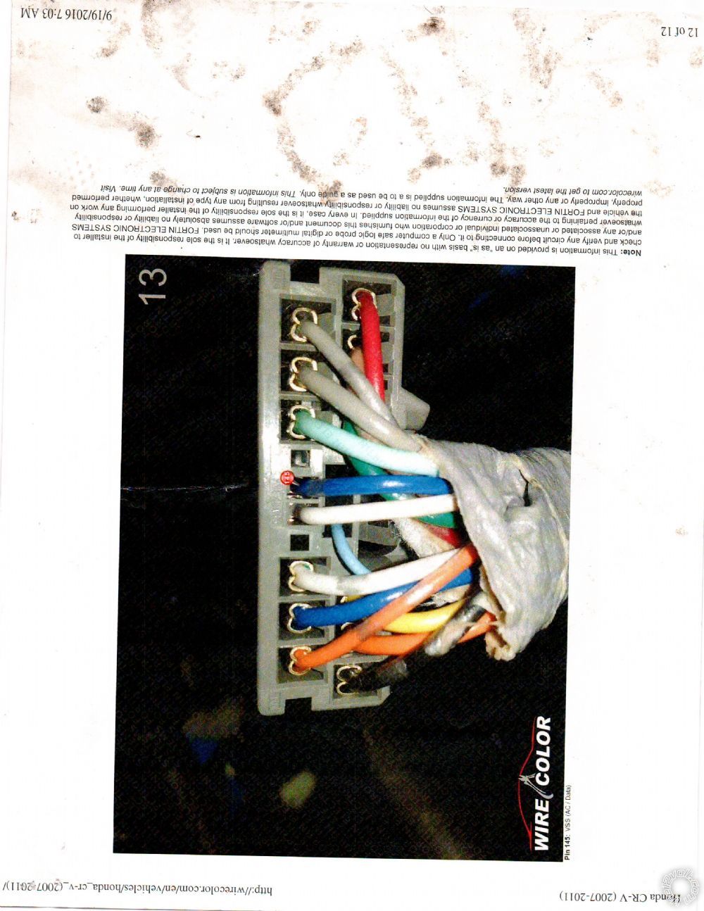 2007-2011 honda crv wiring -- posted image.